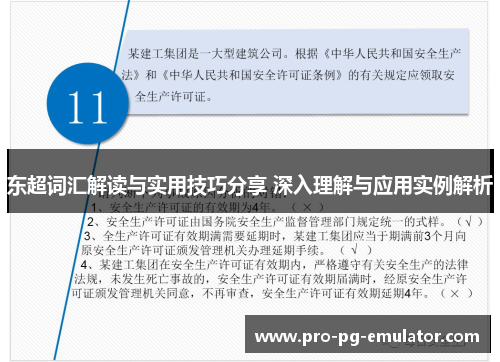 东超词汇解读与实用技巧分享 深入理解与应用实例解析