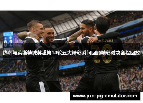 热刺与莱斯特城英超第14轮五大精彩瞬间回顾精彩对决全程回放